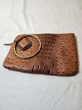 Leather Wristlet/Clutch Purse wallet